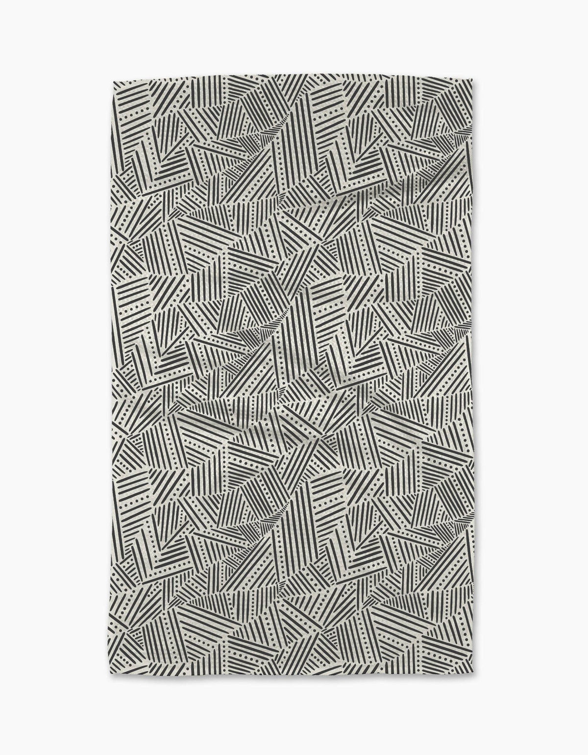 Rhythm Current Stripes Geometry Tea Towel