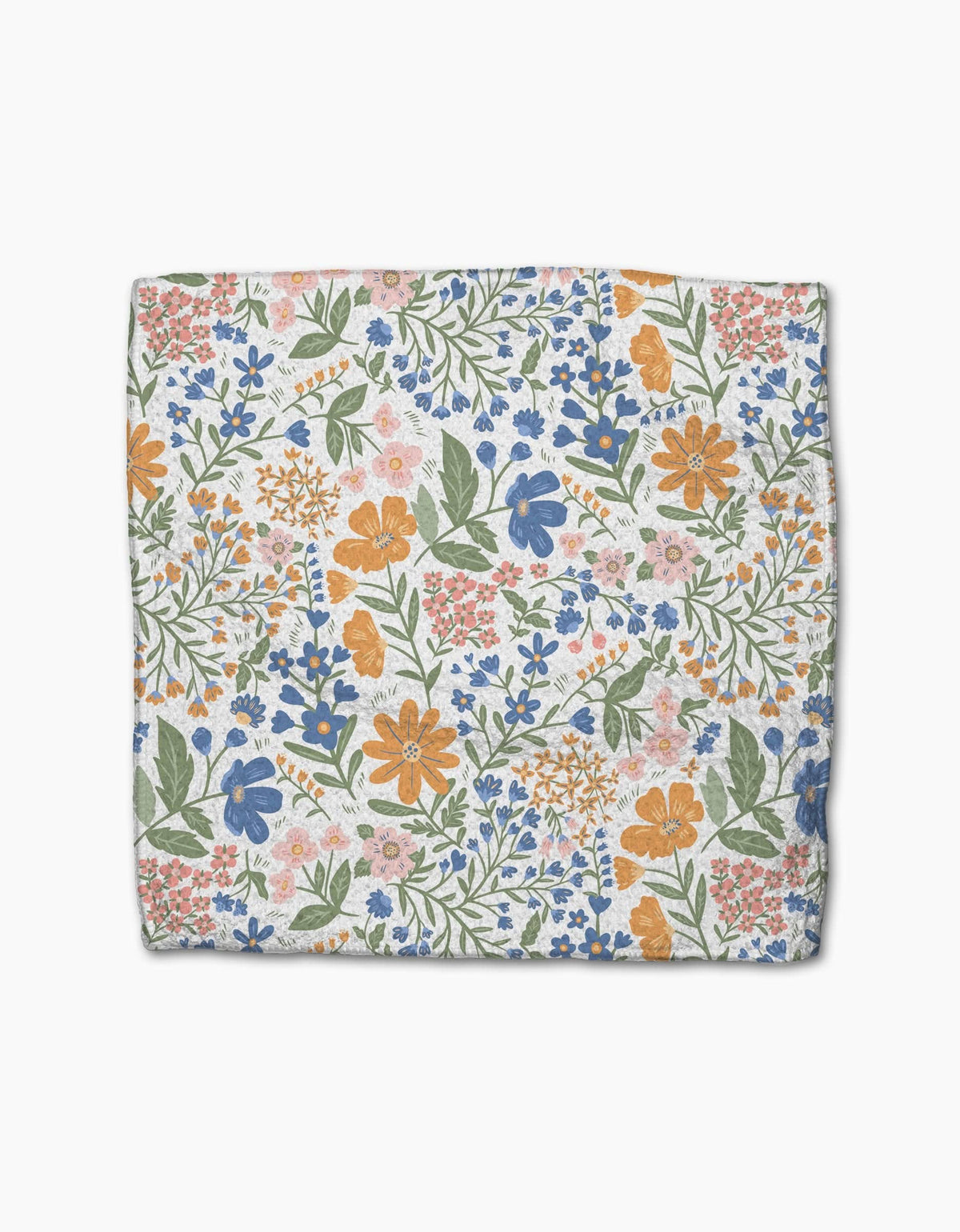 Wildflower Vine Blush Geometry Dishcloth Set