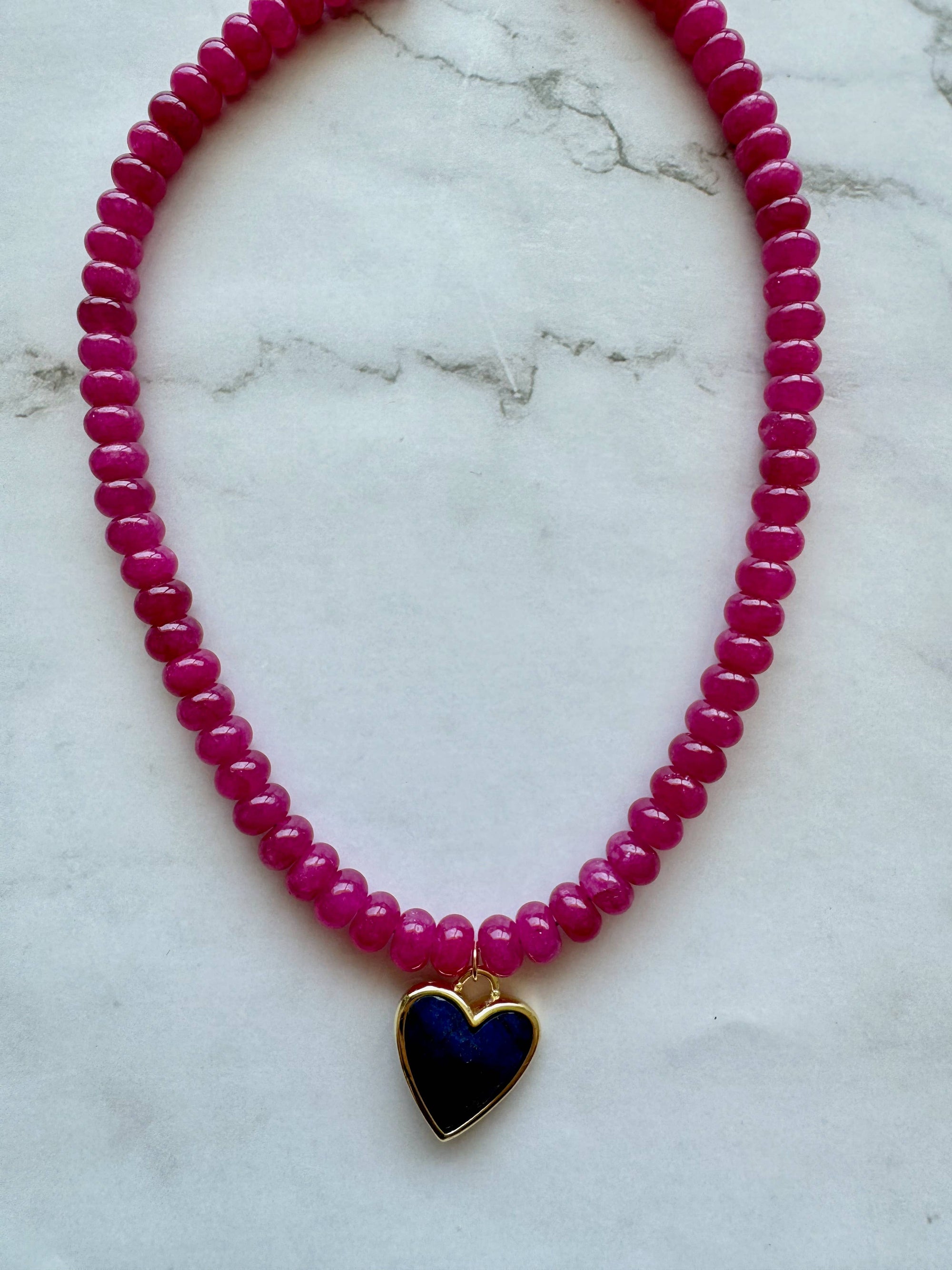 Caia Necklace New Colors Added! : Ocean Jade with Amazonite