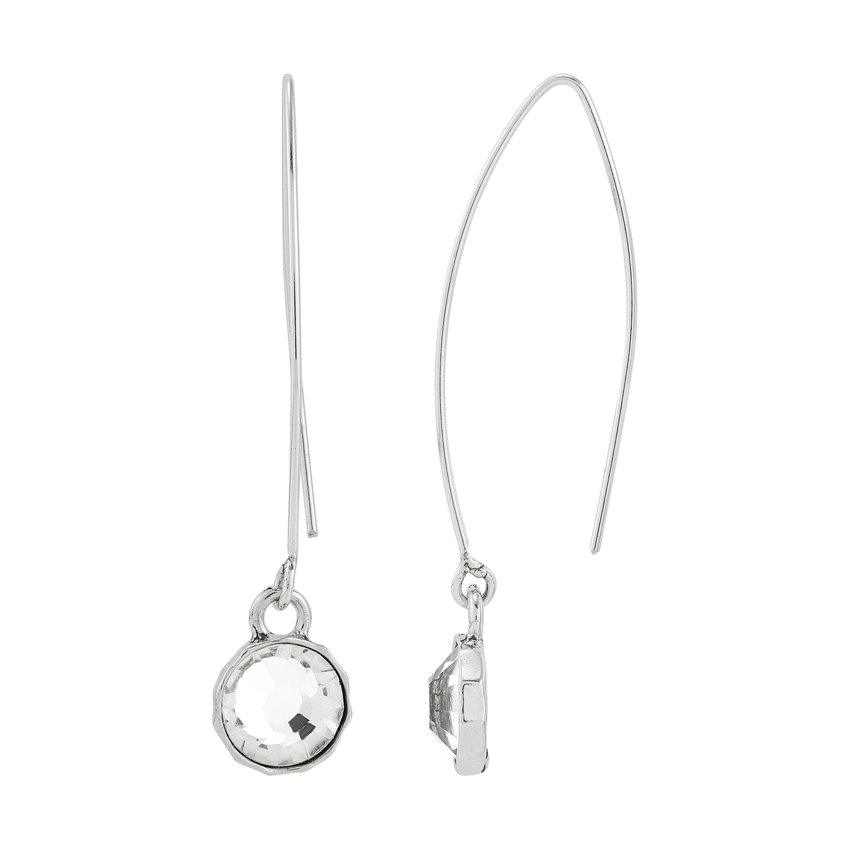 Silpada 'Fresh' Sterling Silver Crystal Drop Earrings