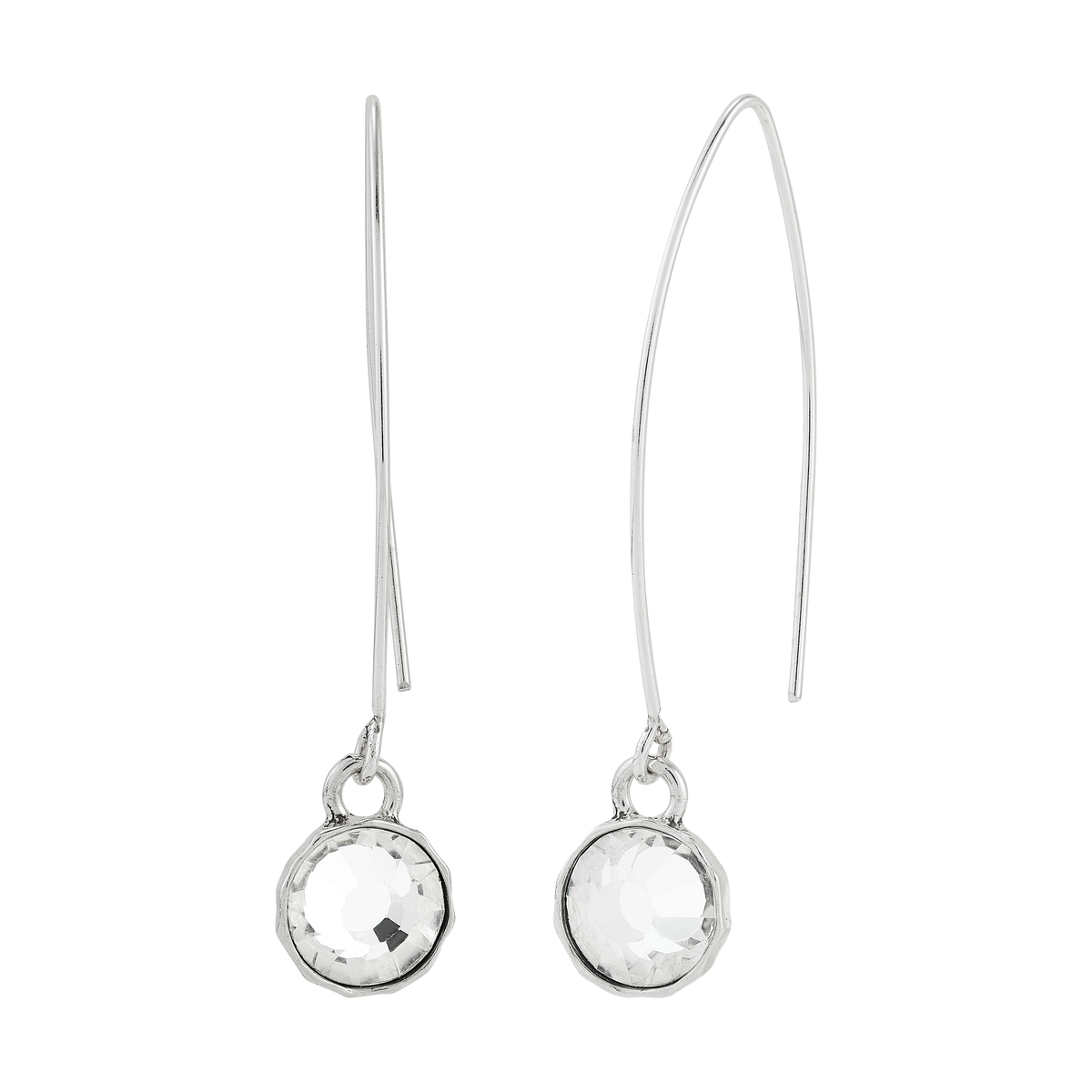 Silpada 'Fresh' Sterling Silver Crystal Drop Earrings