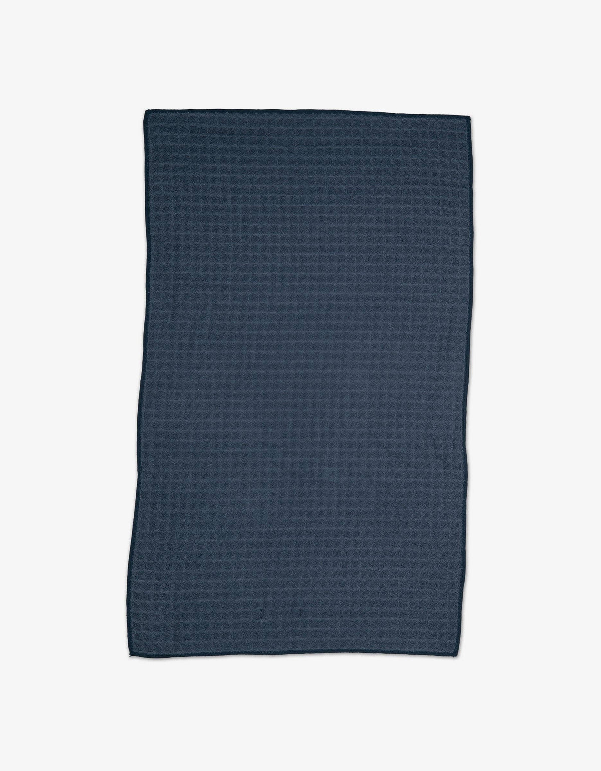 Midnight Blue Waffle Hand Towel by Geometry