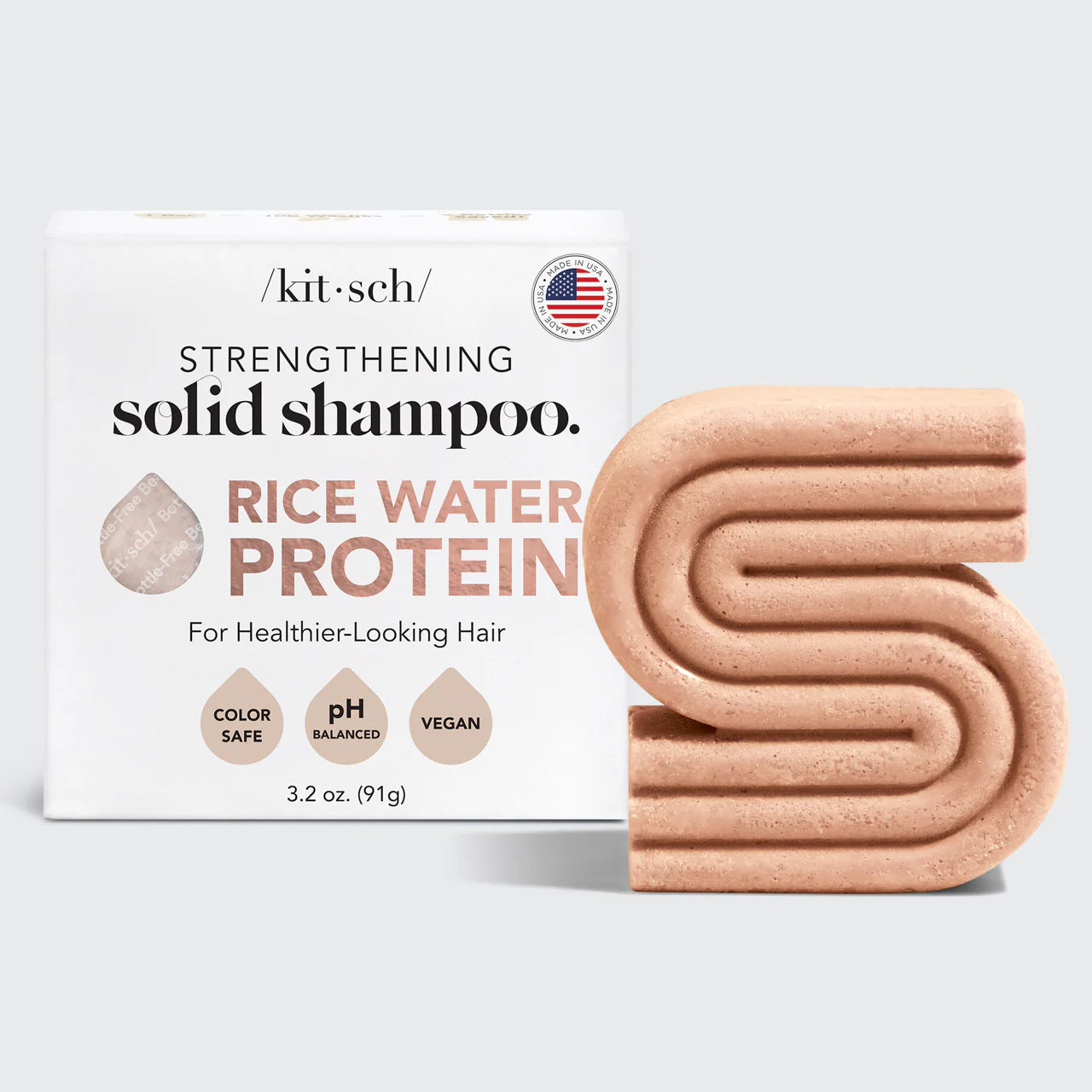 Rice Water Protein Shampoo Bar for Hair Growth