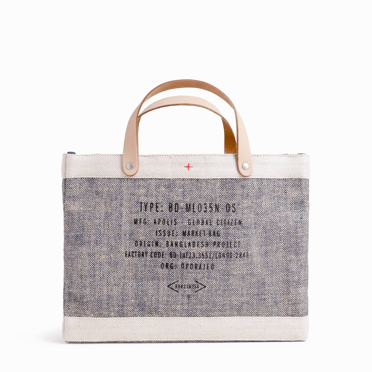 Apolis Petite Market Bag in Chambray: Coeur d&#39;Alene