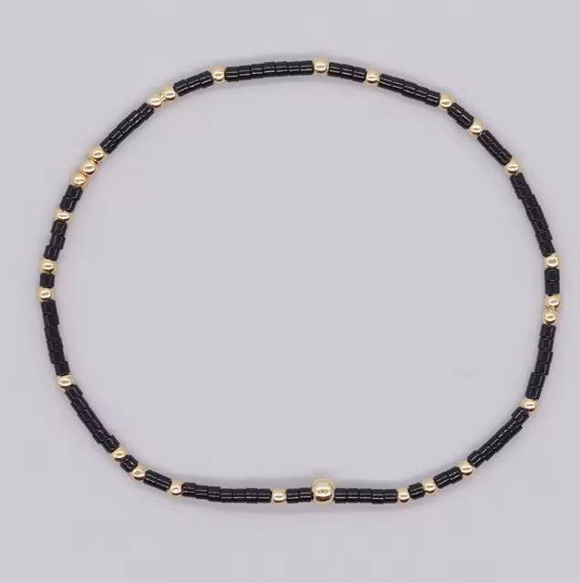 BOHO COLORFUL BALL BEADED BRACELET | 40B5178: TEAL