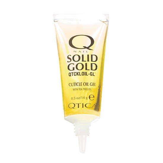 Qtica Solid Gold Anti-Bacterial Cuticle Oil Gel: .5oz