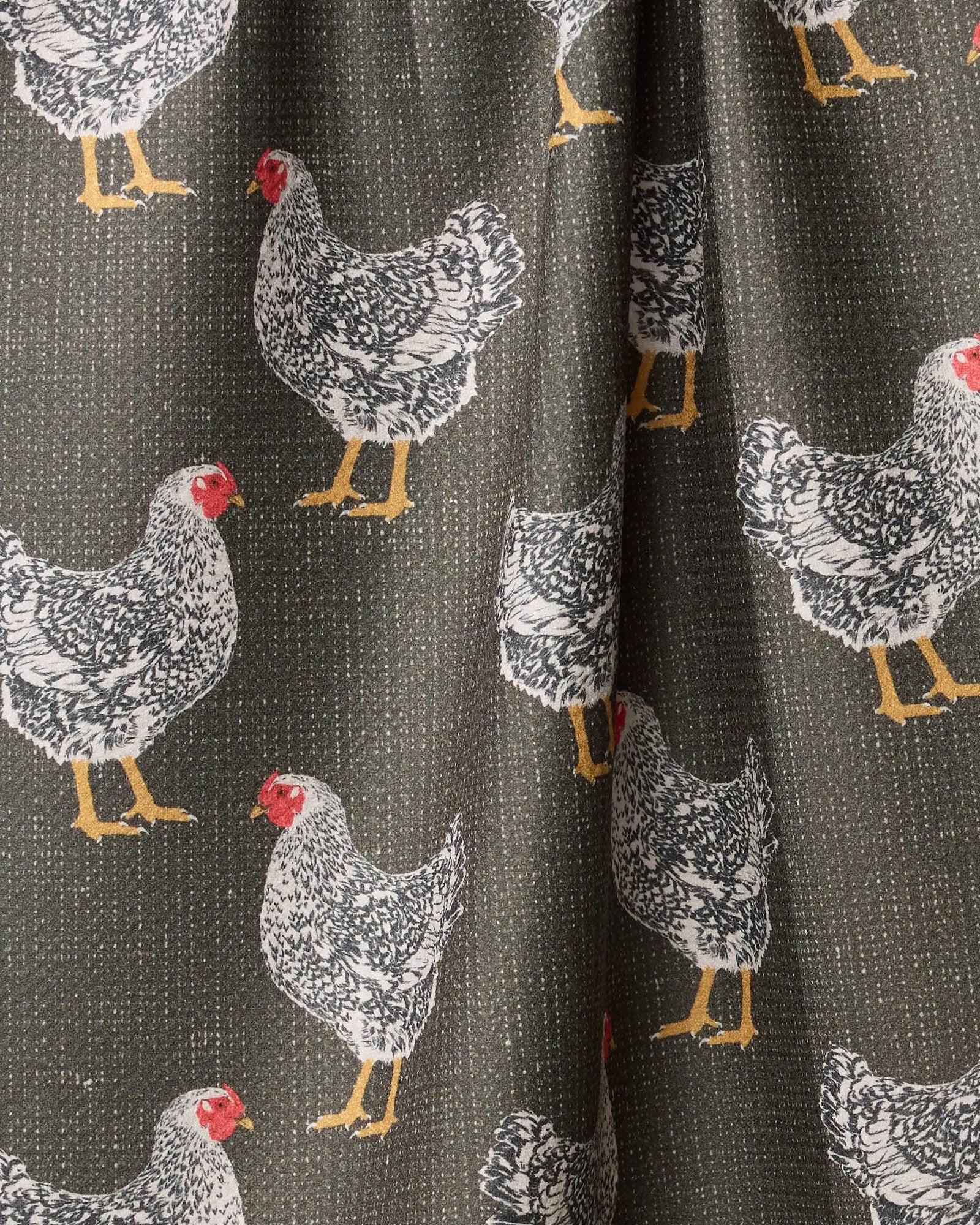 Hen House Geometry Tea Towel