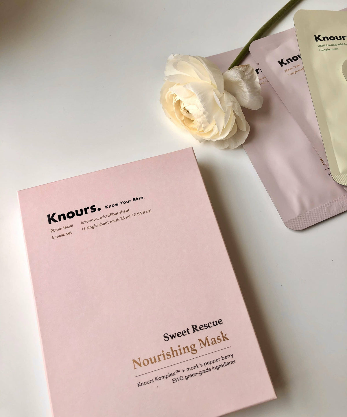 Knours. Sweet Rescue Nourishing Mask - 5pk