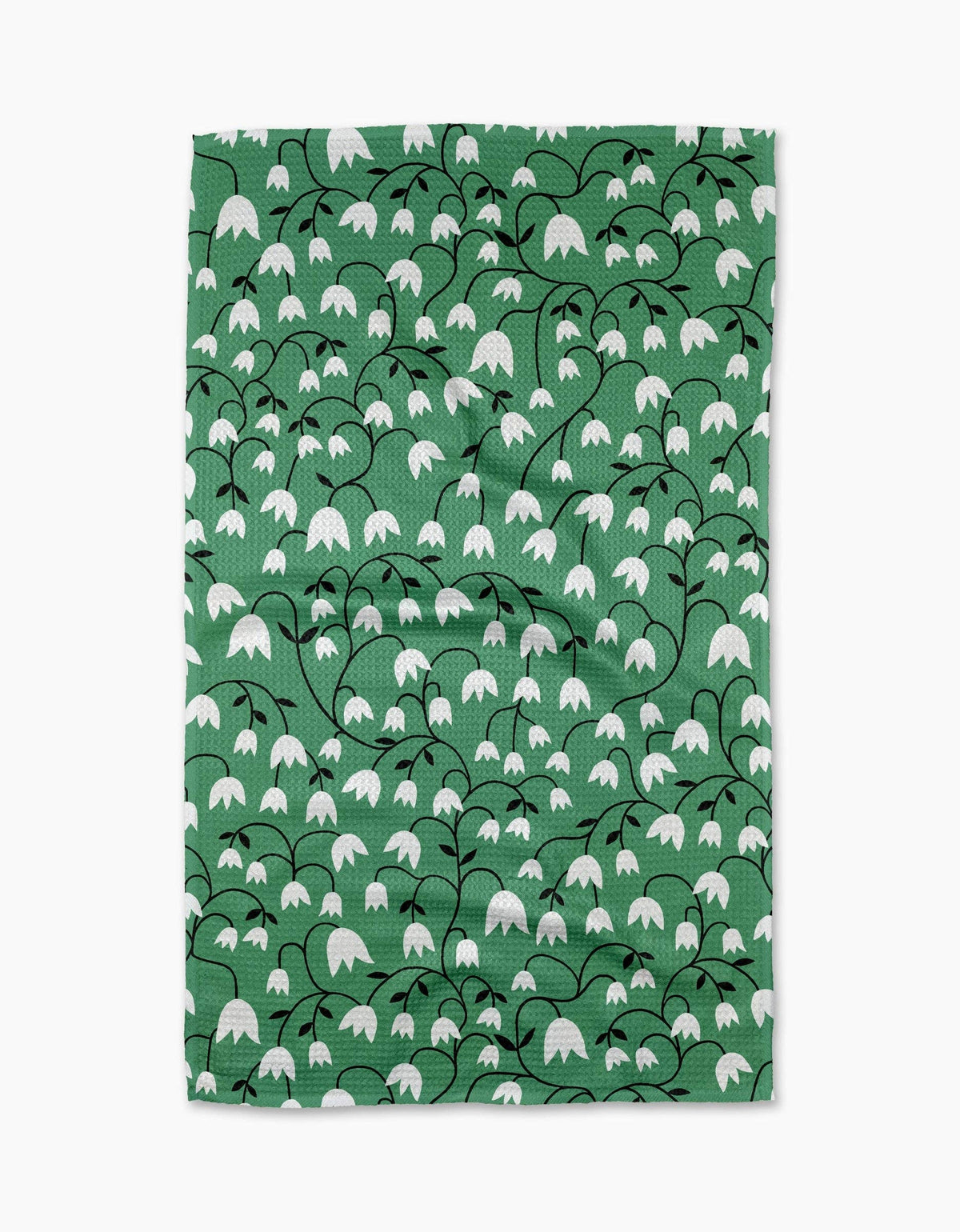 Snowdrop Geometry Tea Towel
