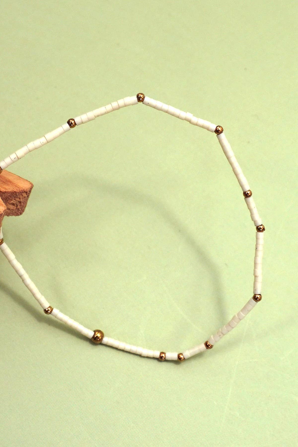 BOHO COLORFUL BALL BEADED BRACELET | 40B5178: PEACH