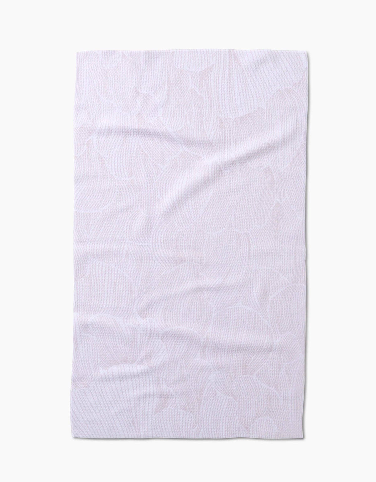 Posh Petals Blushed Bergamot Geometry Tea Towel