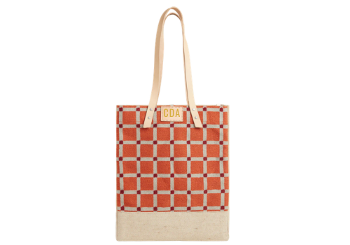 Apolis Coeur d'Alene Wine Tote in in Chenille Window Brick