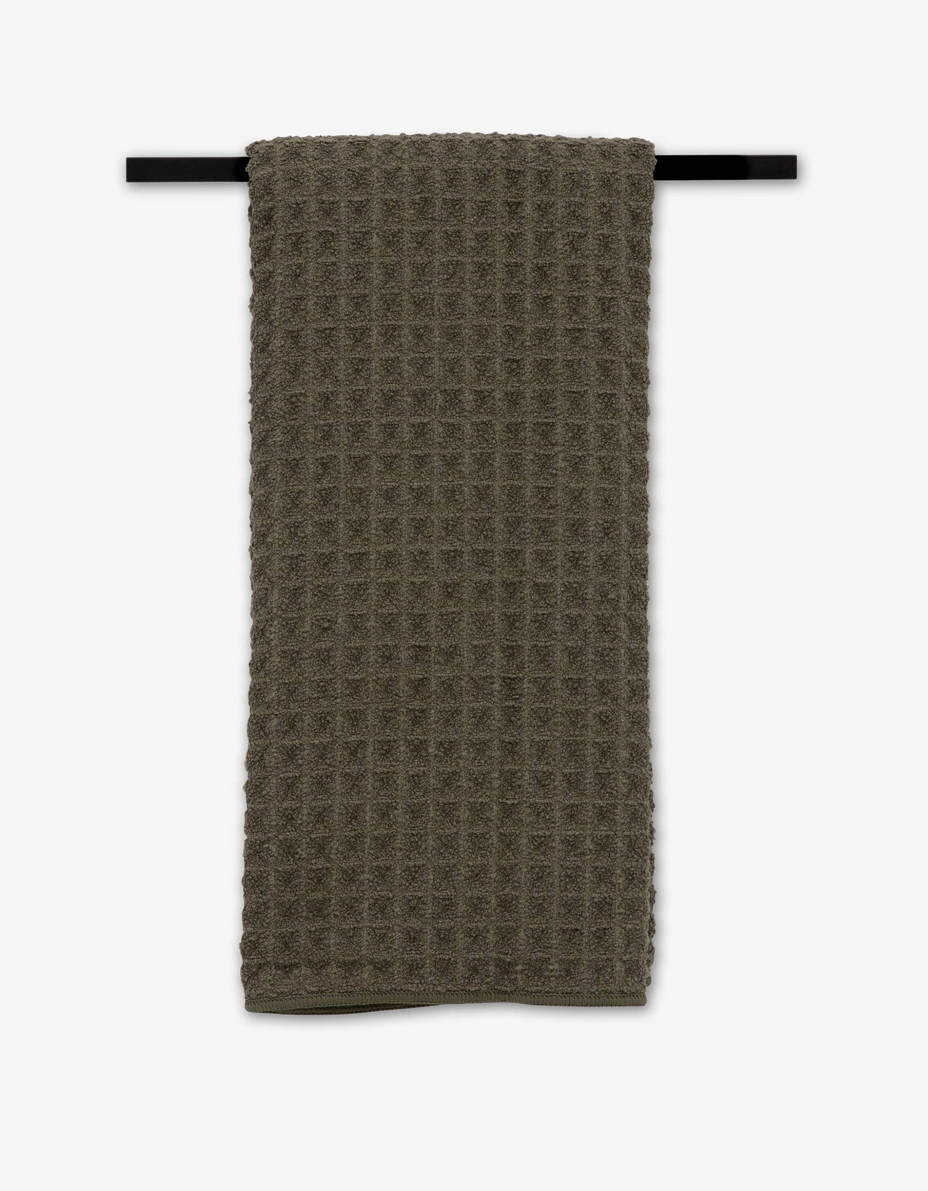 Forest Waffle Hand Towel by Geometry