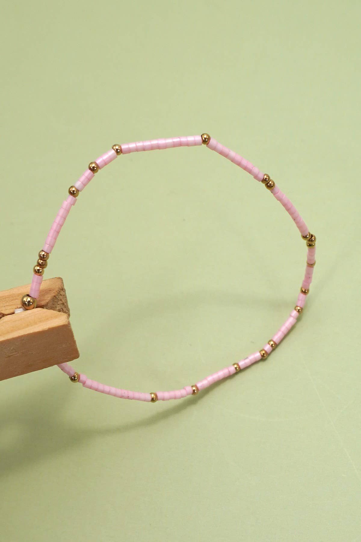 BOHO COLORFUL BALL BEADED BRACELET | 40B5178: LIME