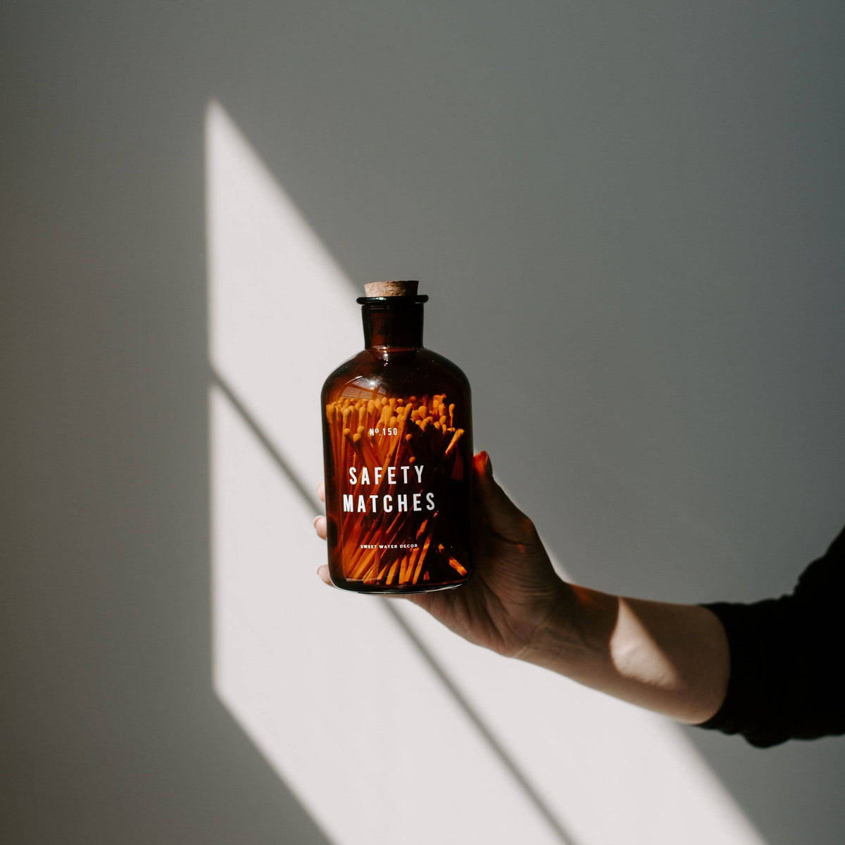 Large Apothecary Safety Matches, White - Home Decor &amp; Gifts