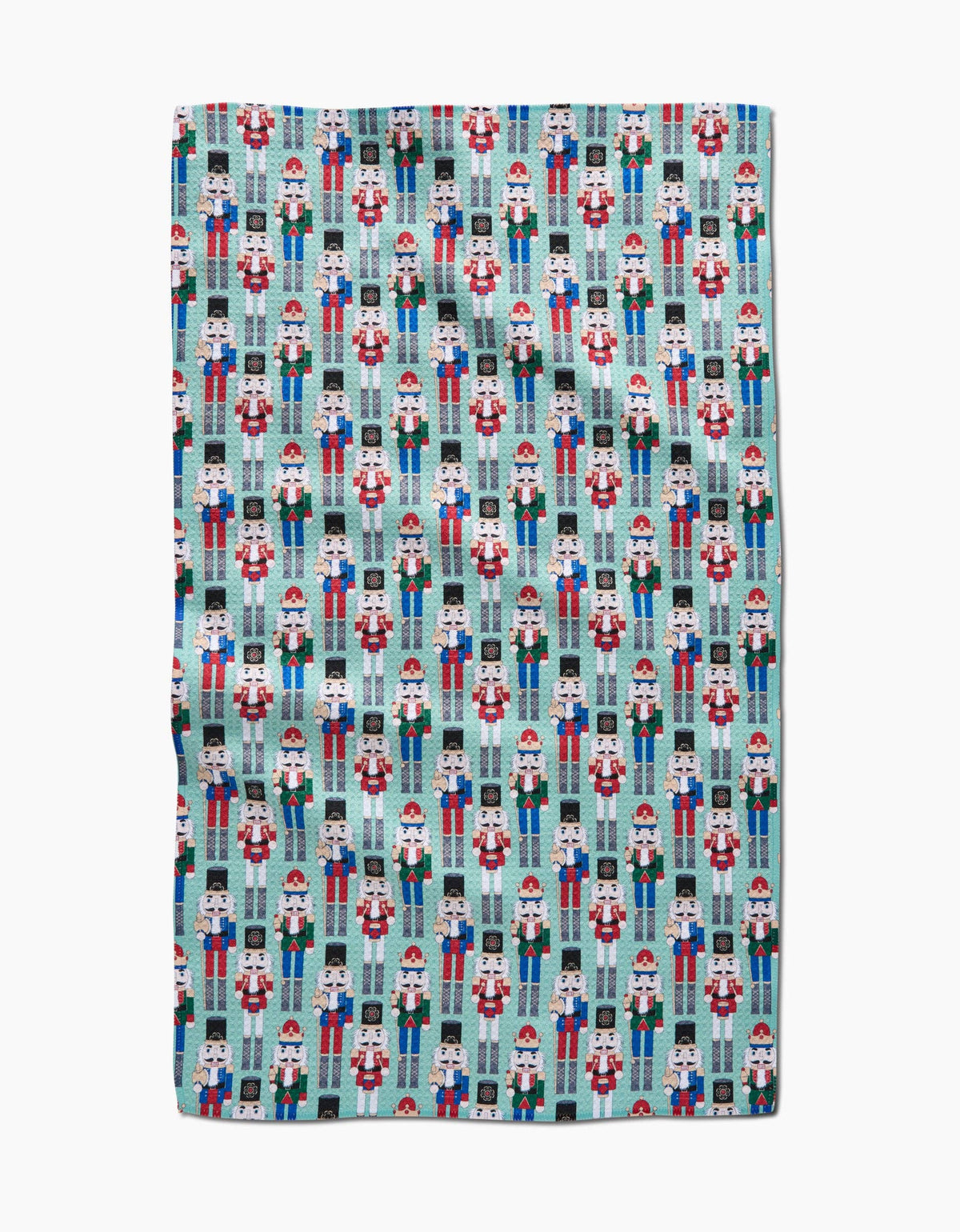 Nuts Cracking Geometry Tea Towel