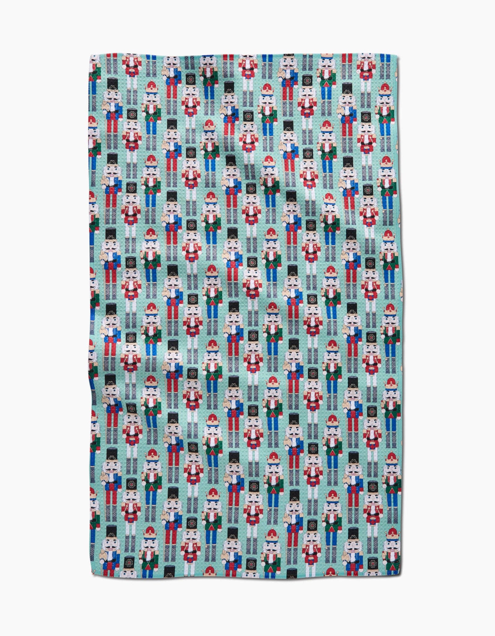 Nuts Cracking Geometry Tea Towel