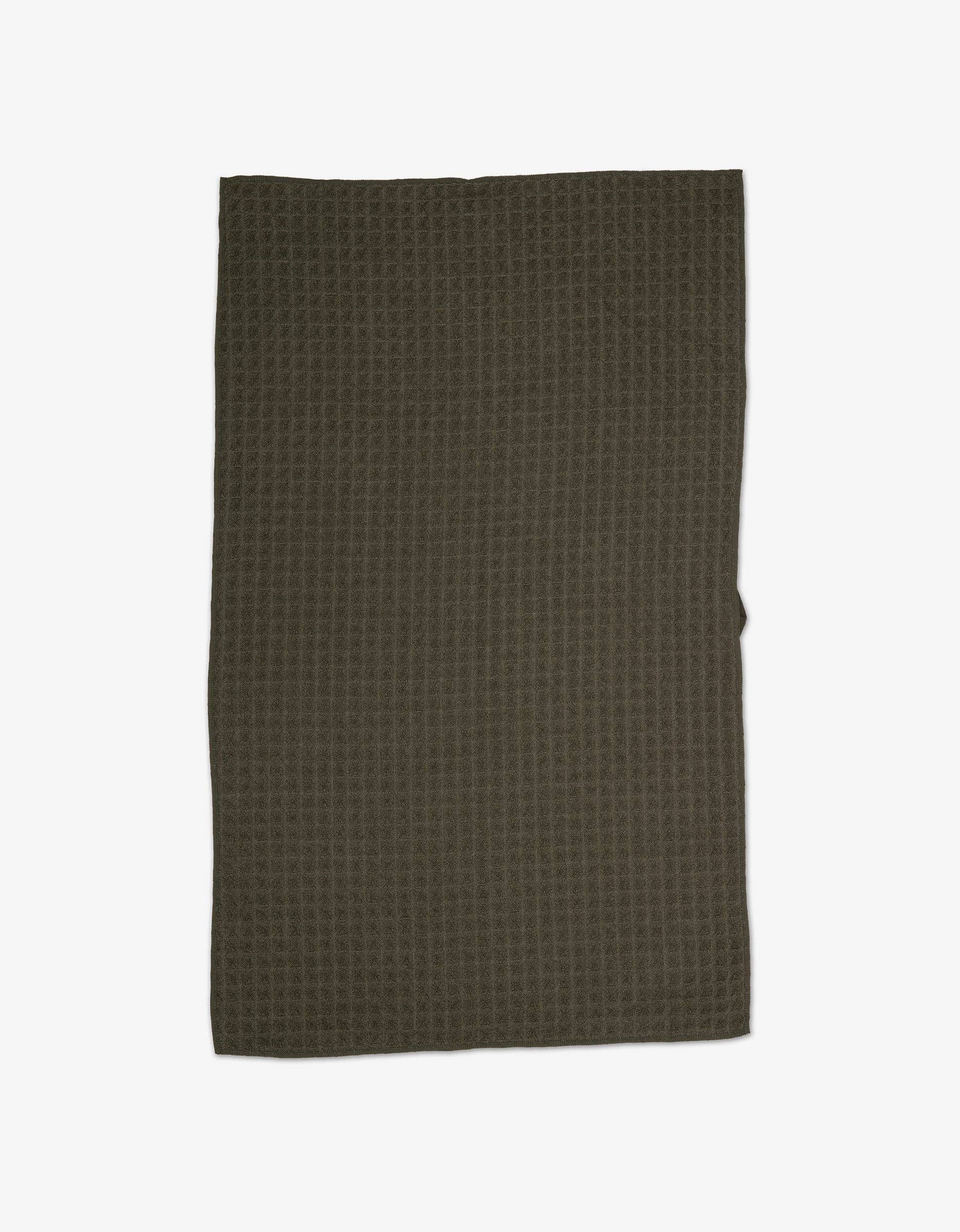 Forest Waffle Hand Towel by Geometry