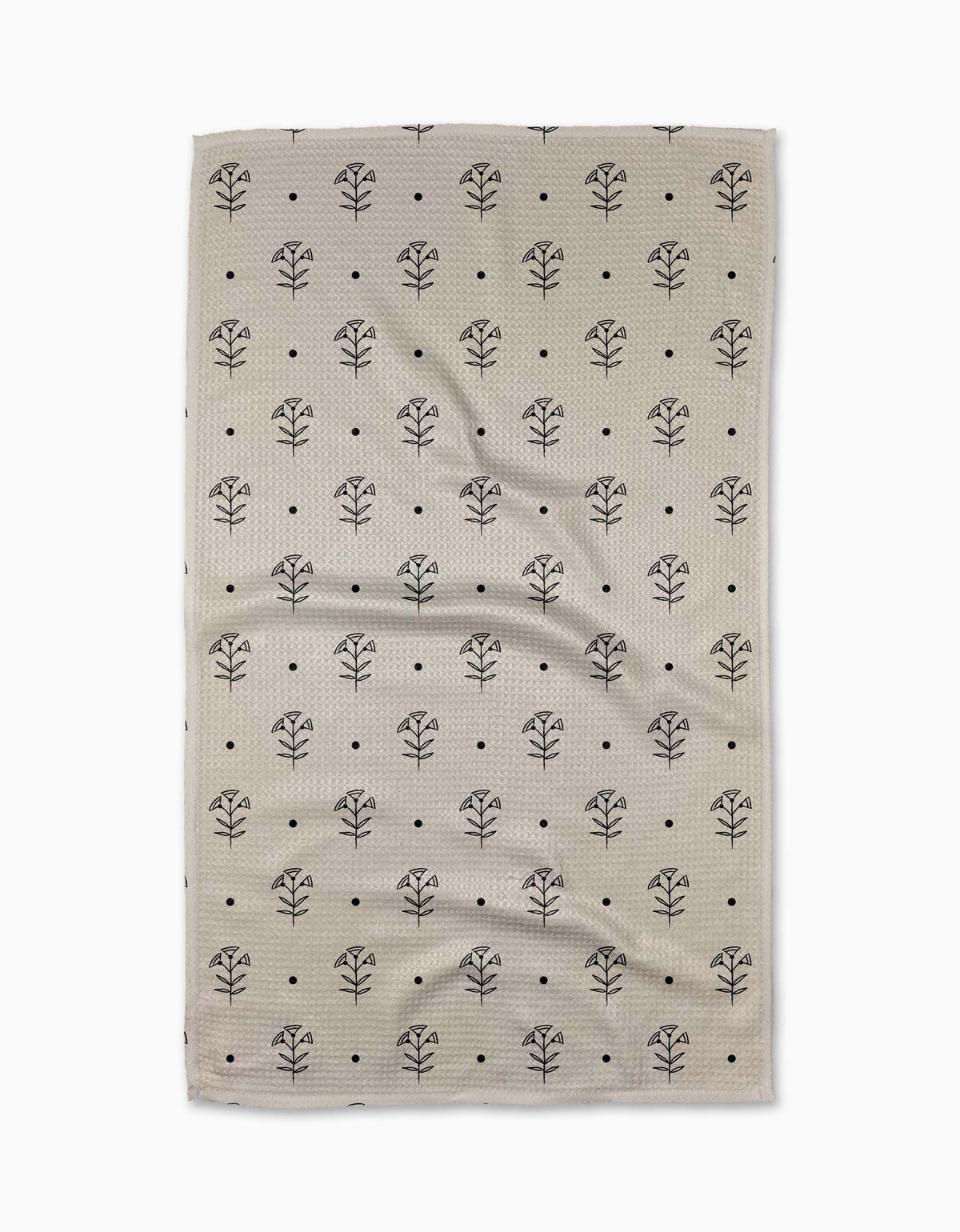 Inked Bloom Geometry Tea Towel