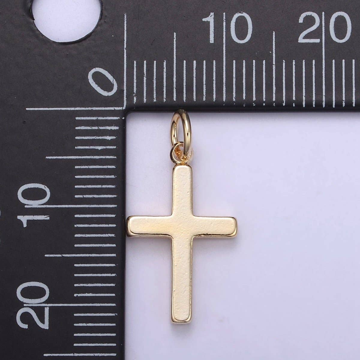 Gold Filled Simple Cross Pendant/Charm