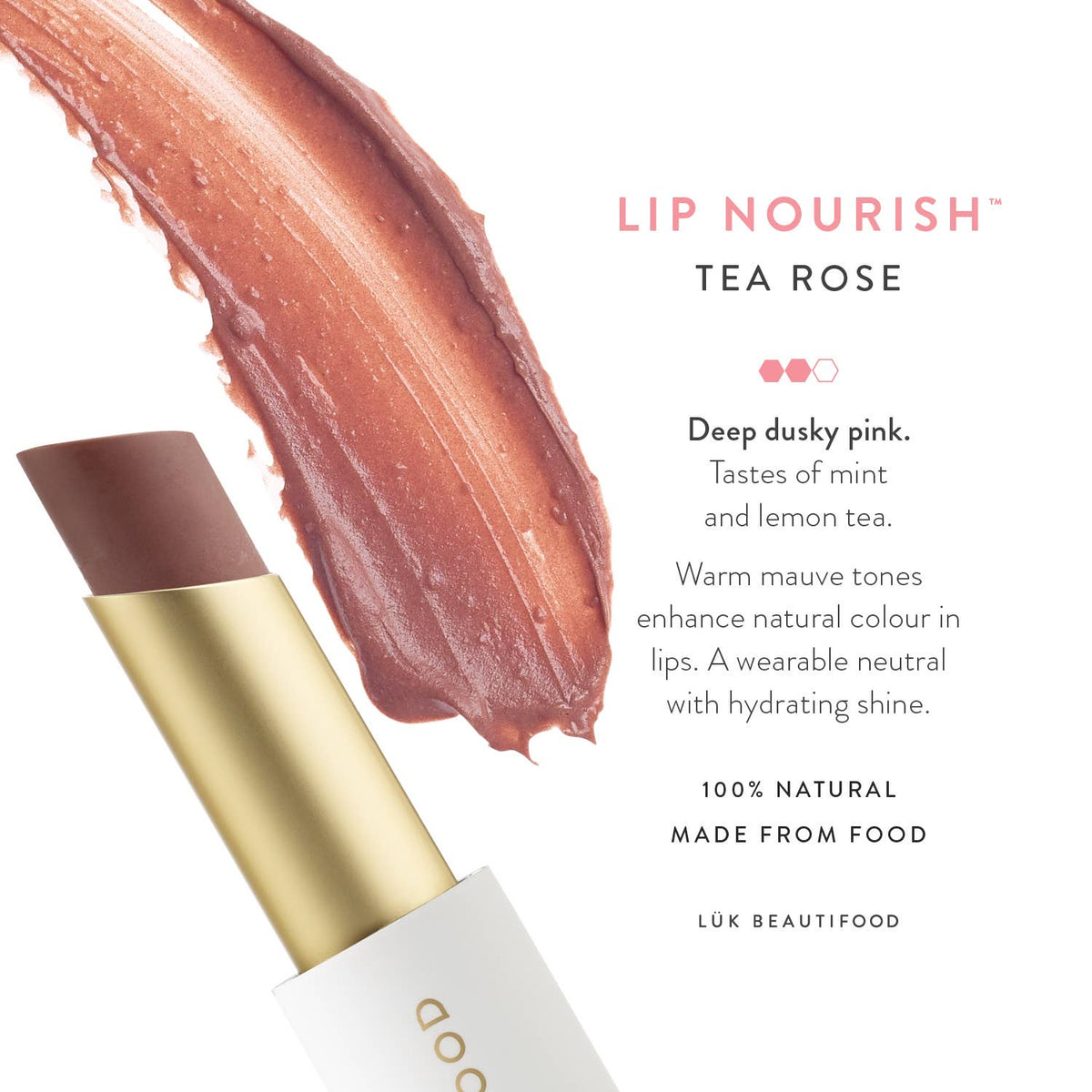 Lip Nourish™ Sheer Lipstick - Tea Rose