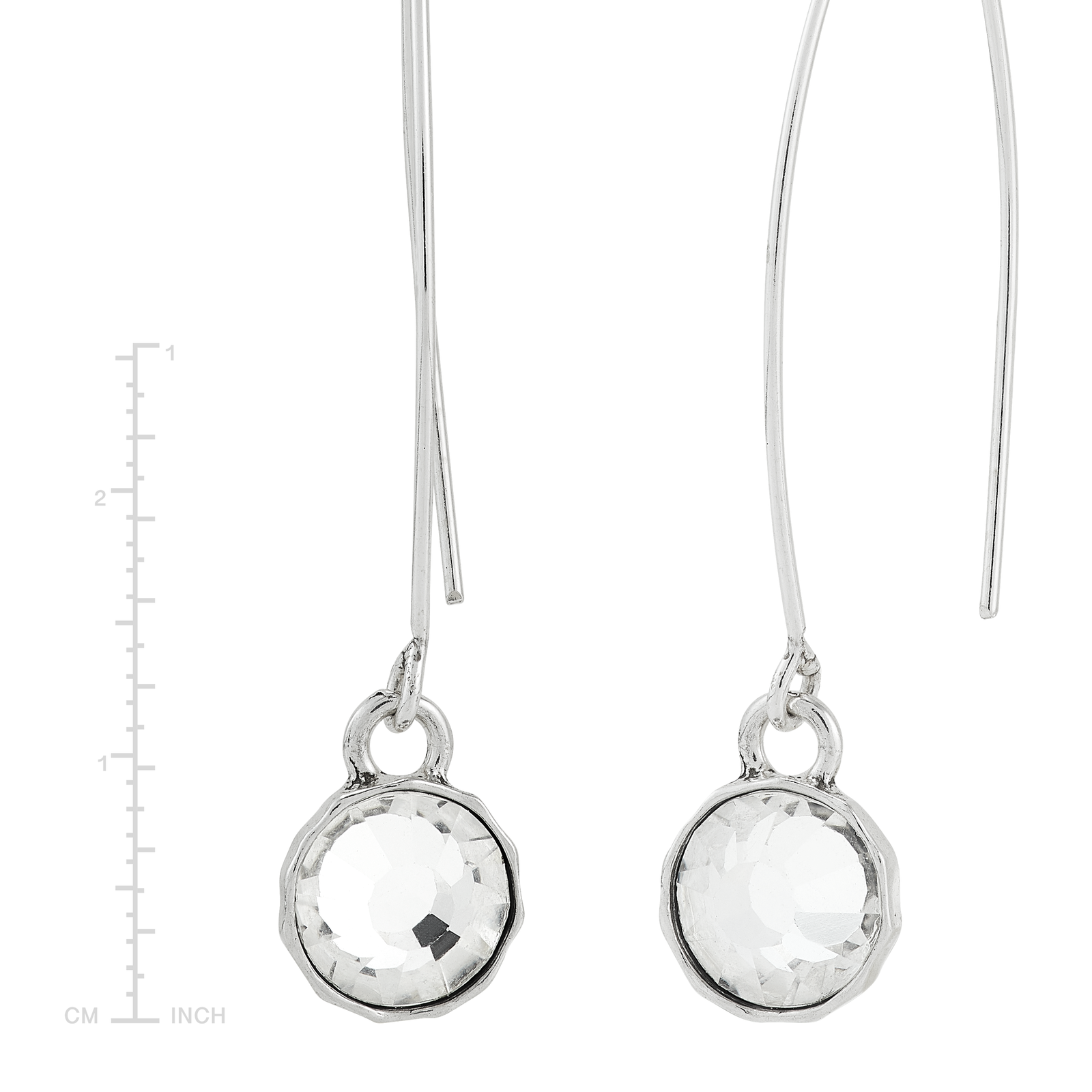 Silpada 'Fresh' Sterling Silver Crystal Drop Earrings