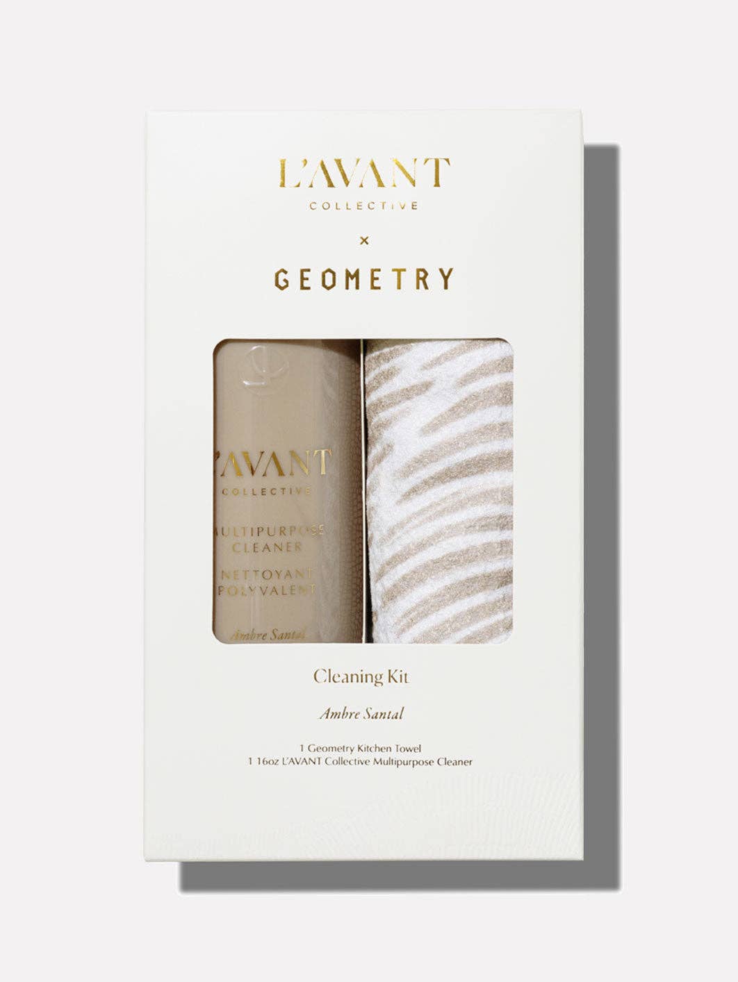 L'AVANT x Geometry Cleaning Kit - Ambre Santal