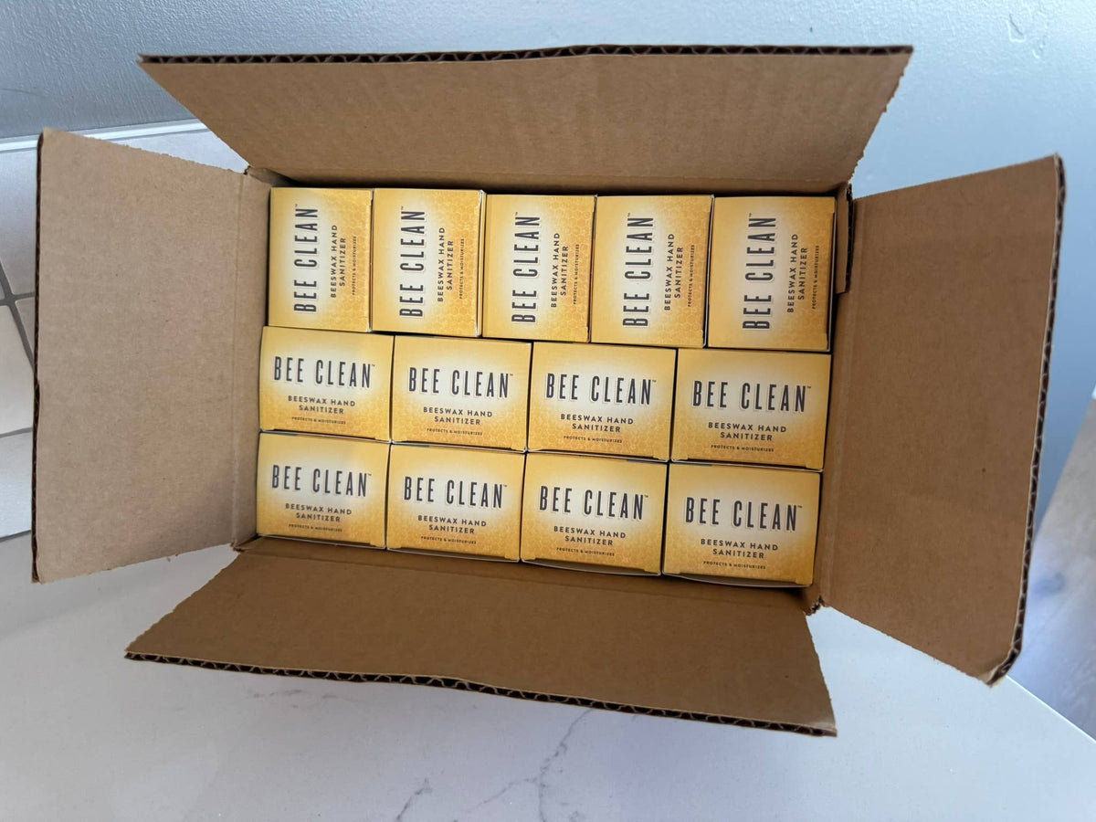 Bee Clean Organic Beeswax Hand Sanitizer-13 Combo 4 packs