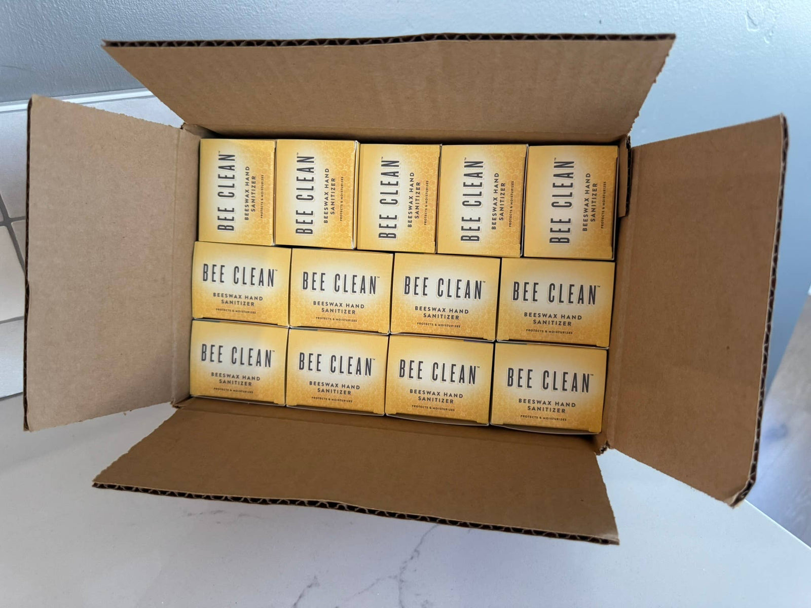 Bee Clean Organic Beeswax Hand Sanitizer-13 Combo 4 packs