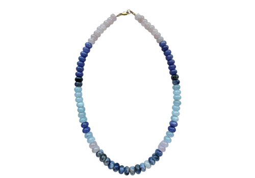 Rowan Necklace: Indigo/Ice/Cashmere