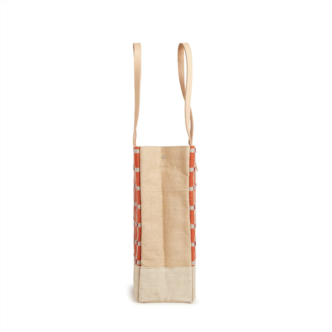 Apolis Coeur d'Alene Wine Tote in in Chenille Window Brick