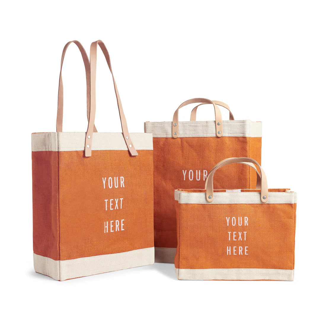 Apolis Large Market Bag in Citrus: Lake Coeur d'Alene