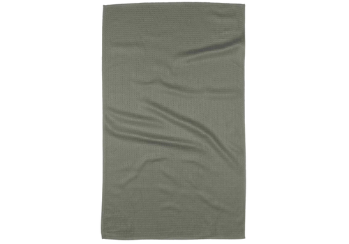 Hunter Green Geometry Tea Towel