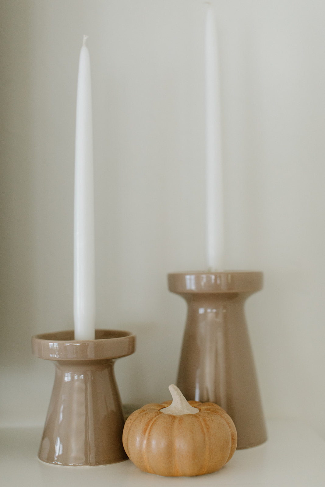 Small Cafe Taper &amp; Pillar Candle Holder