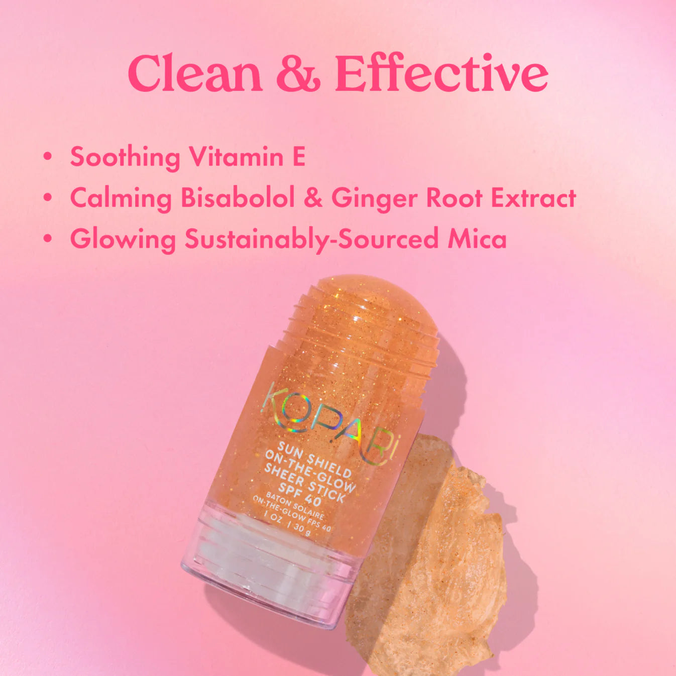 Sun Shield On-The-Glow Sheer Stick Sunscreen SPF 40