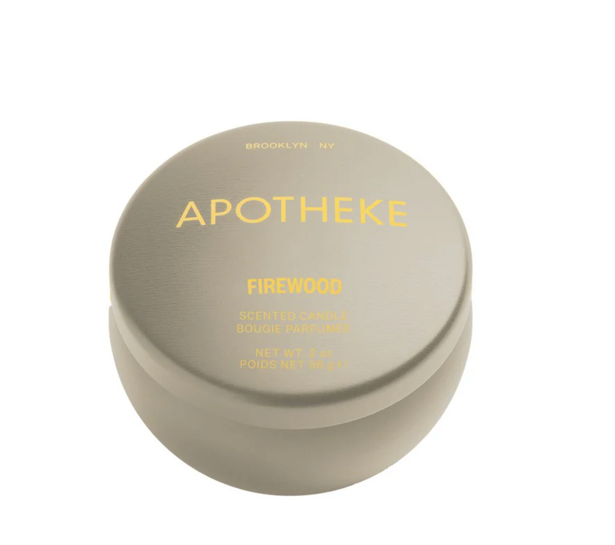 Firewood Mini Candle Tin- Travel Candle