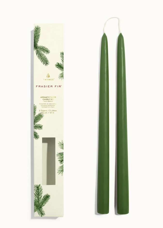 Frasier Fir 12" Taper Candle Set