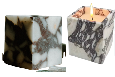 French Calcutta Viola Marble Vessel 11oz