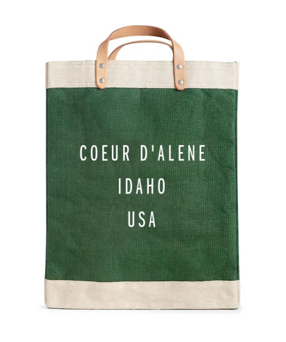 Apolis Market Bag in Field Green - Coeur d'Alene