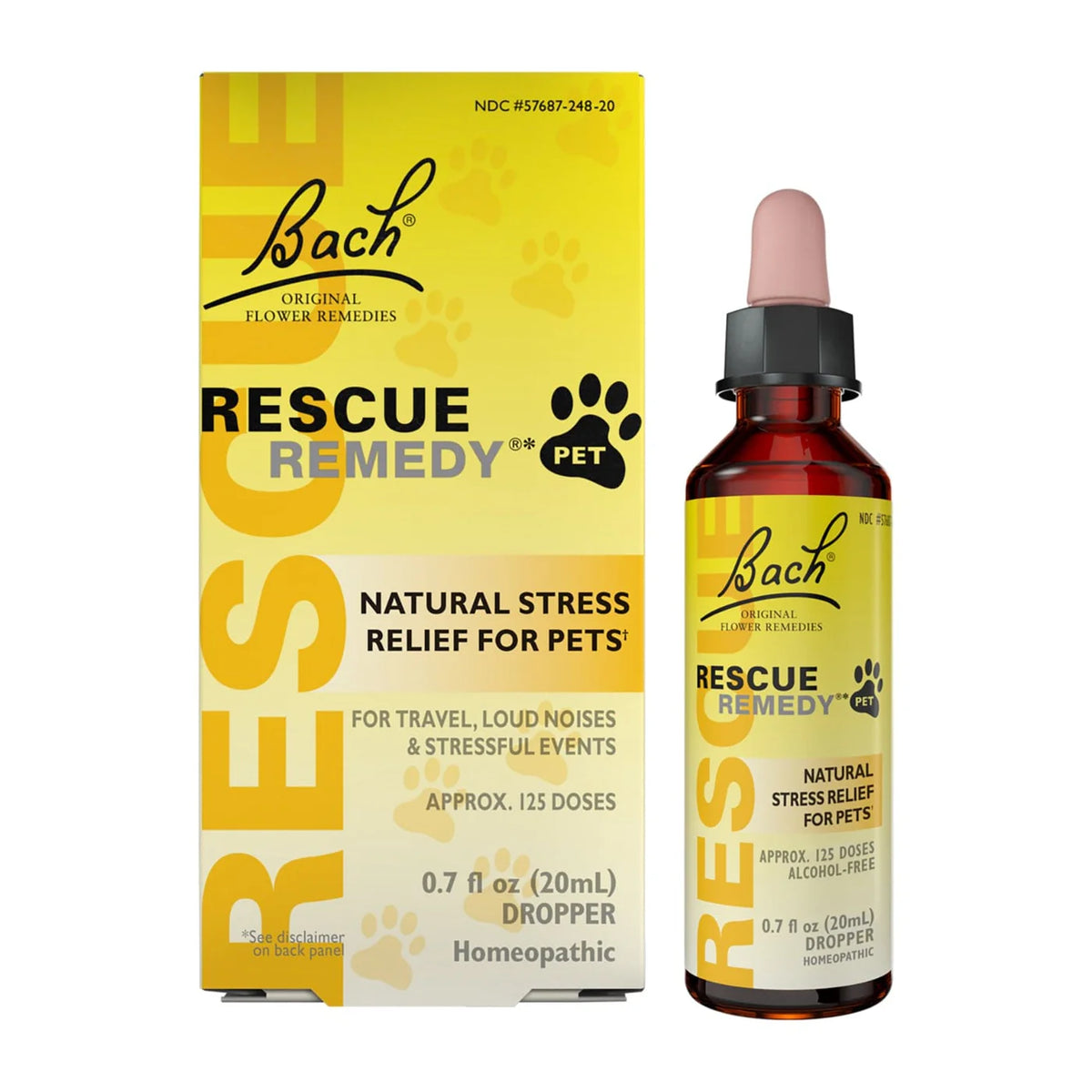 Bach Rescue Remedy Pet Natural Stress Relief Dropper