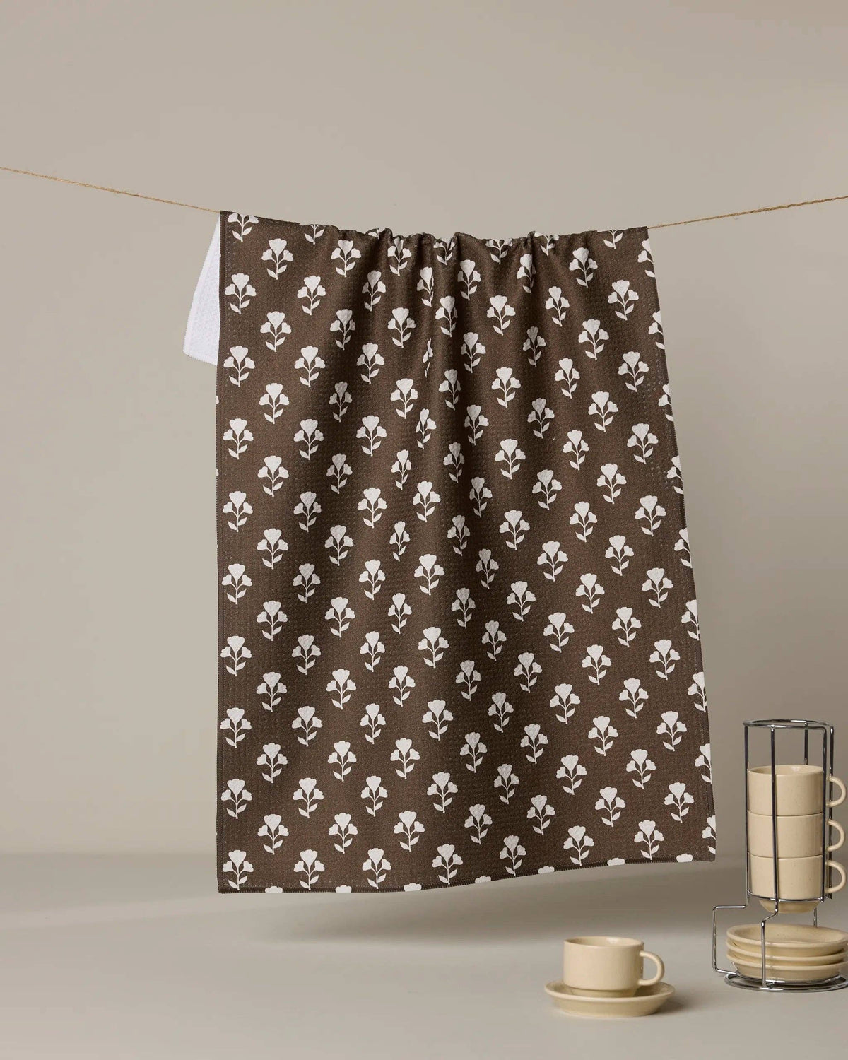Bloom for Mom Geometry Tea Towel