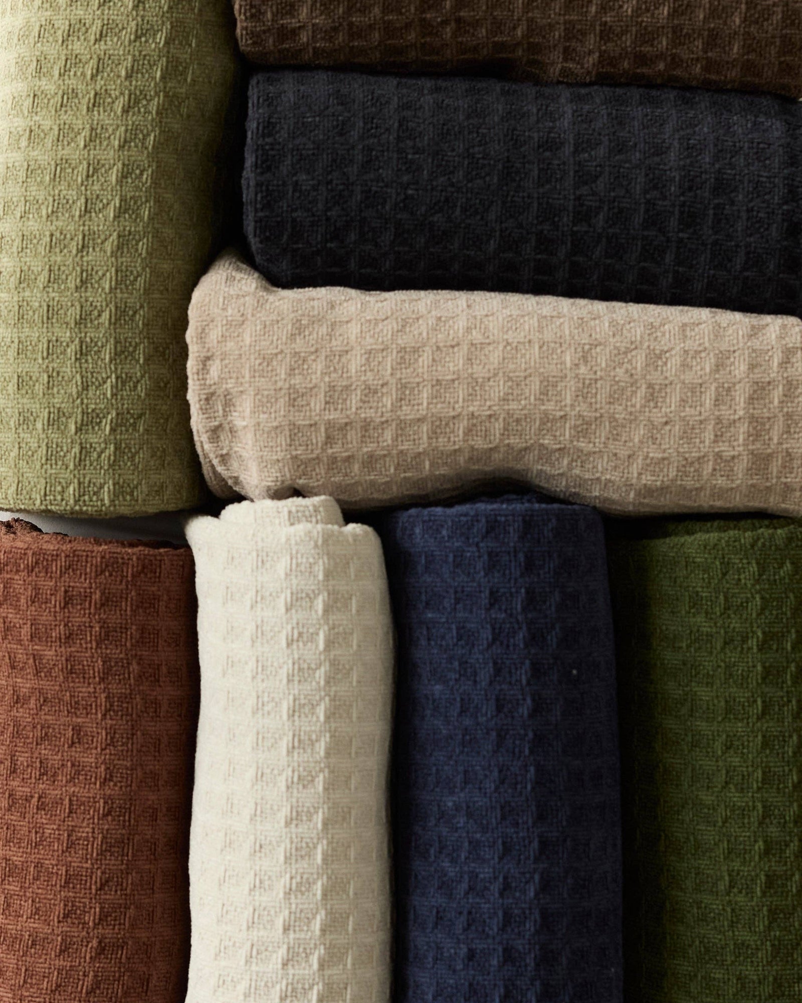 Vanilla Truffle Geometry Hand Towel