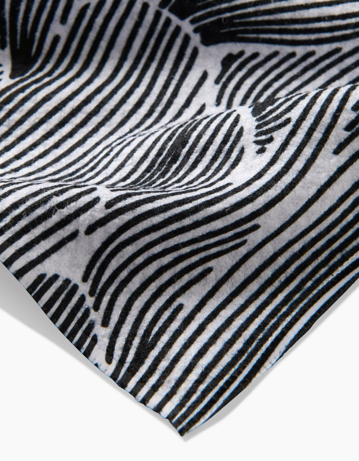 Posh Petals Fresh Linen Geometry Tea Towel