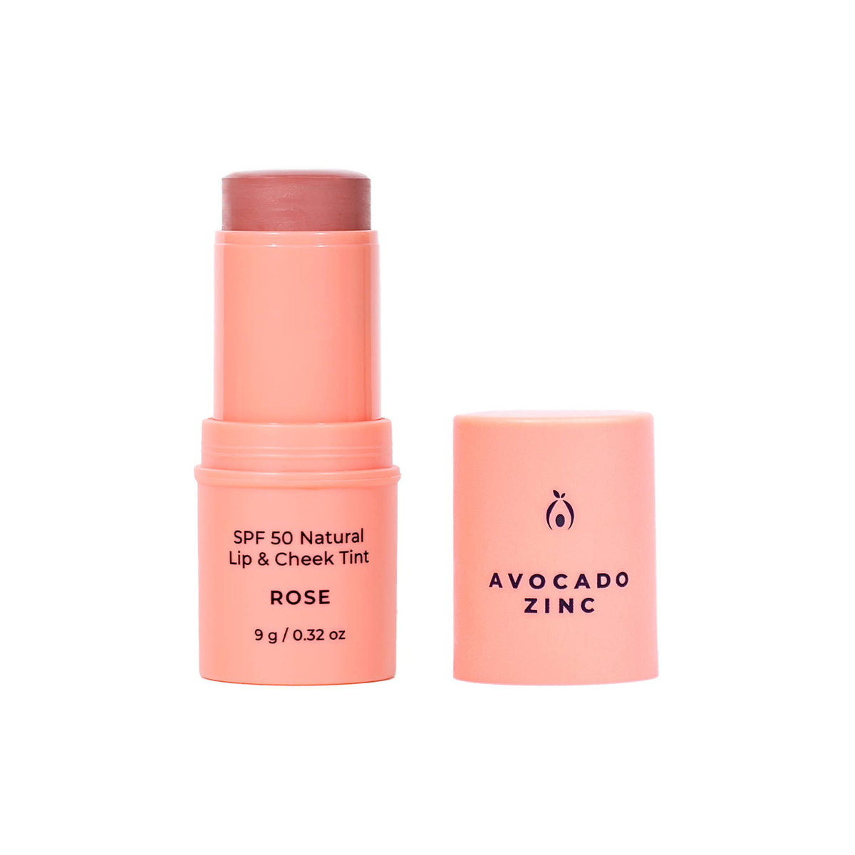 SPF 50 Natural Lip &amp; Cheek Tint - Rose