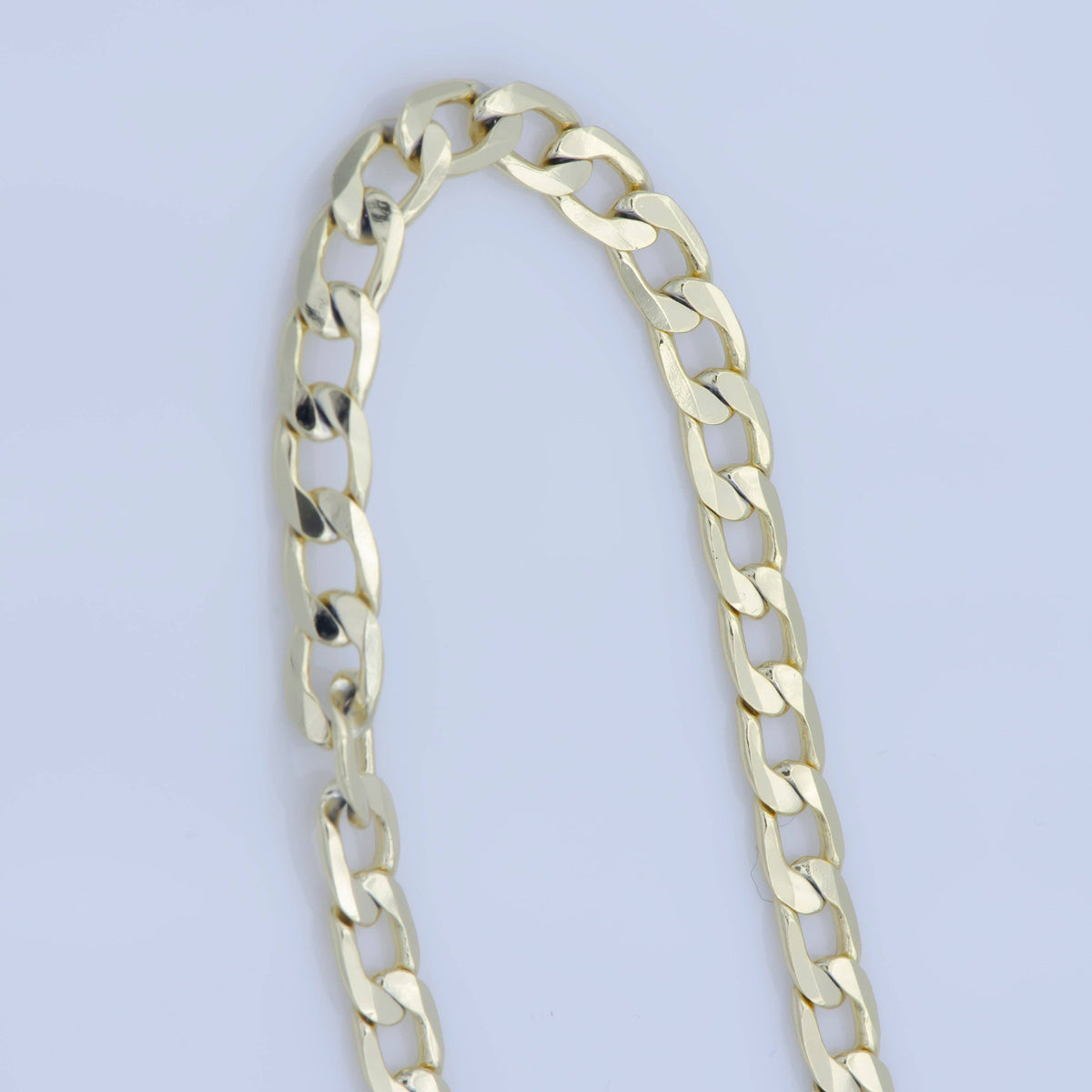 Clearance Pricing BLOWOUT 14K Gold Filled 3mm Flat Cuban Miami Curb 18 Inch Layering Chain Necklace | WA-232