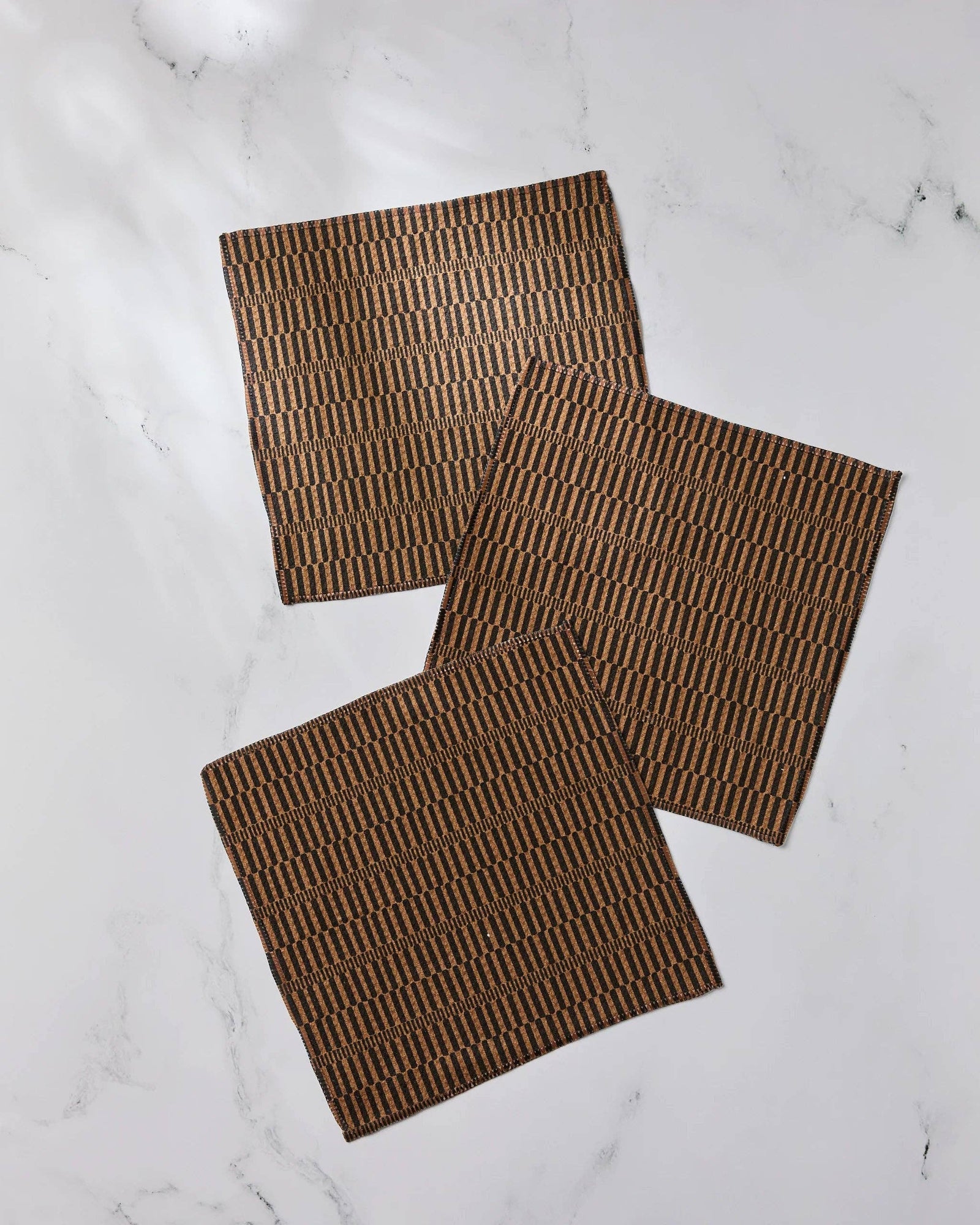 Ridge Geometry Dishcloth Set