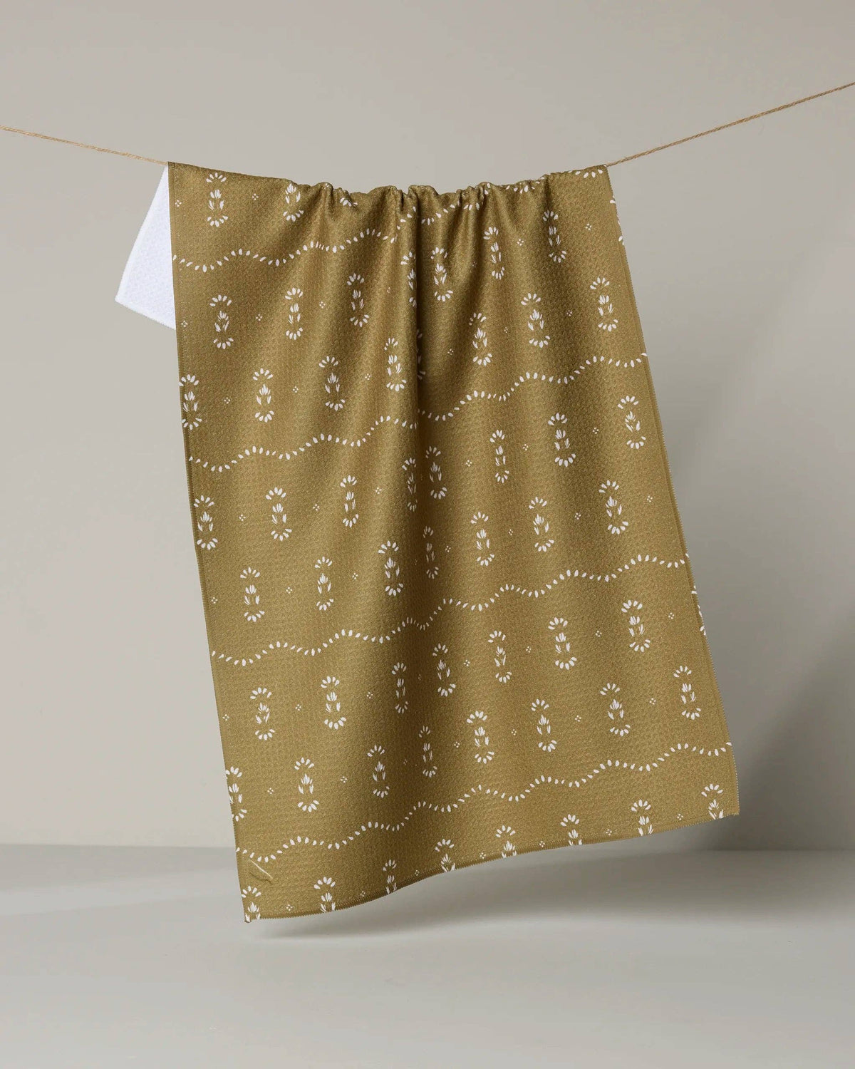 Laurel Geometry Tea Towel