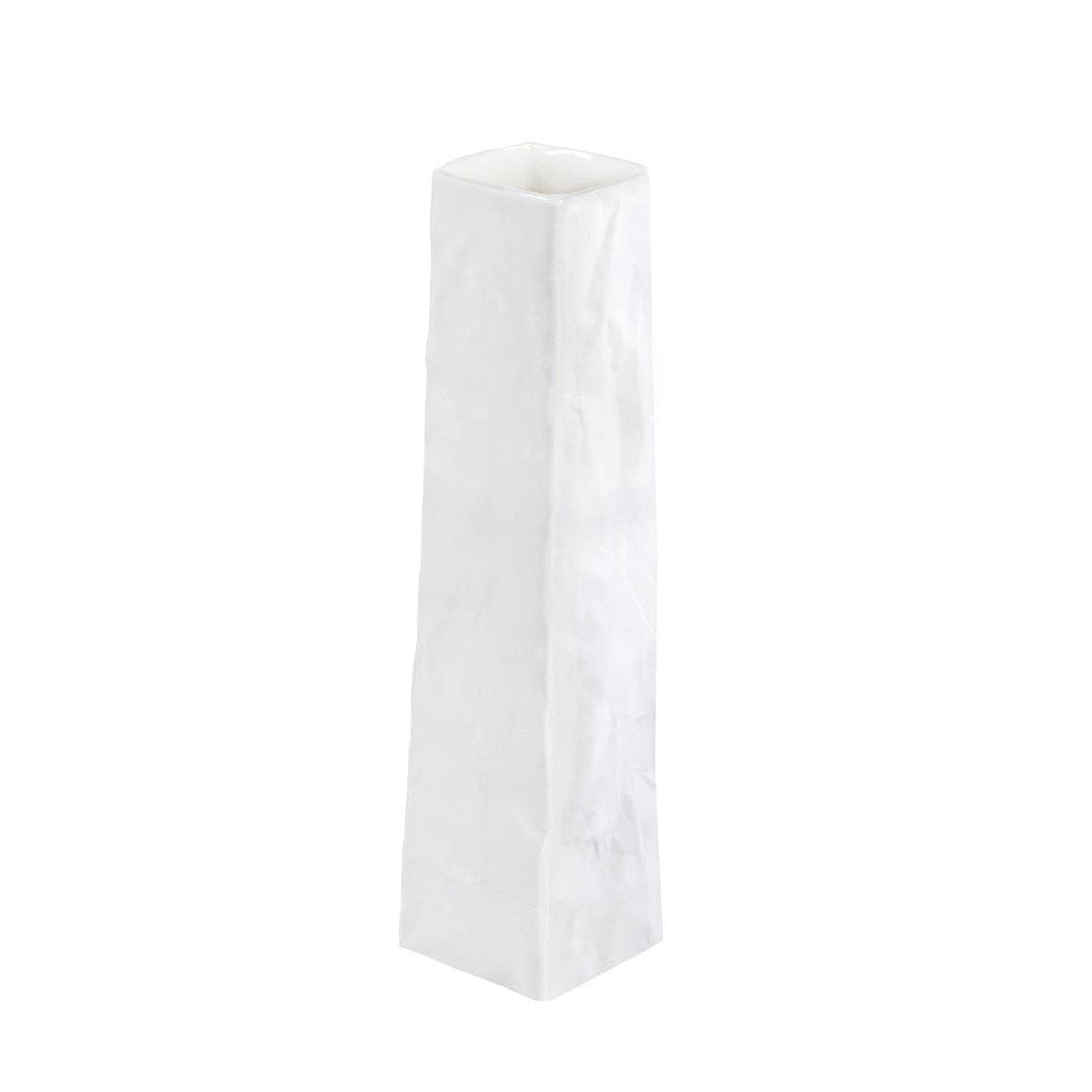 Porcelain Bag Vase - 10.2"