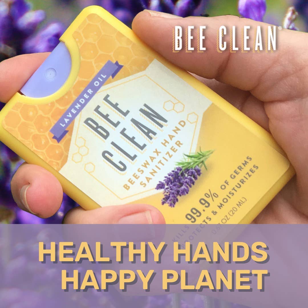 Citrus & Peppermint Bee Clean Organic Beeswax Hand Sanitizer