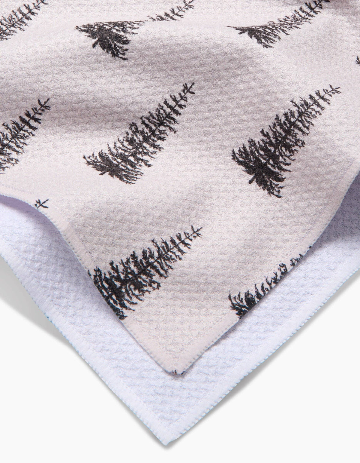 Alpine Forest Geometry Tea Towel